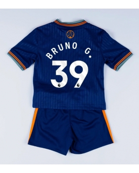 Billige Fotballdrakt Newcastle United Bruno Guimaraes #39 Replika Tredjedraktsett Barn 2025-26 Kortermet (med bukser)